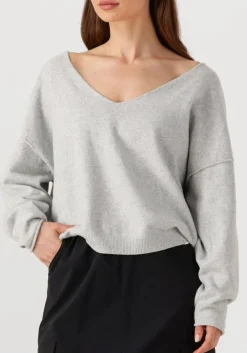 PENN & INK jumper w25b344 lichtgrijs Hot