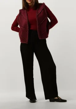 AAIKO rode tops & t-shirts vida ruffle vis 301 sweaters rood Best