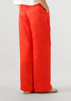 ALIX THE LABEL rode pantalon ladies woven hearts pants rood Sale