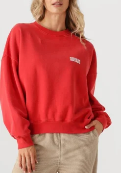 AMERICAN VINTAGE rode trui plizzy rood Clearance