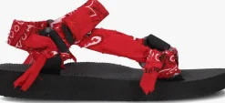 ARIZONA LOVE rode platte sandalen trekky bandana rood Sale