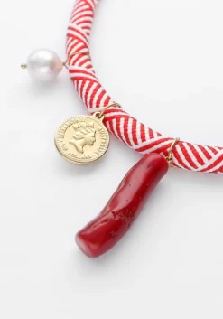 BONNIE STUDIOS rode kettingen bill pendant necklace rood Hot