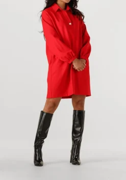 CAROLINE BISS rode midi jurk 4175 rood Online