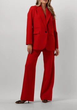 CO'COUTURE rode wijde broek vola long wide pant rood Discount