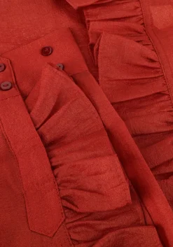 COPENHAGEN MUSE rode blouses cmbluebell-shirt rood