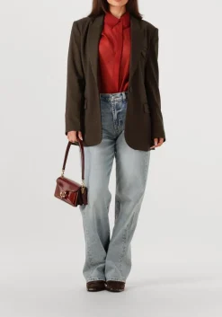 COPENHAGEN MUSE rode blouses cmbluebell-shirt rood