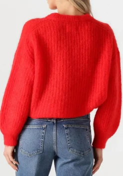 DES PETITS HAUTS rode trui burma rood Clearance