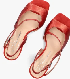 FLORIS VAN BOMMEL rode slingbacks sfw-90065 rood Online
