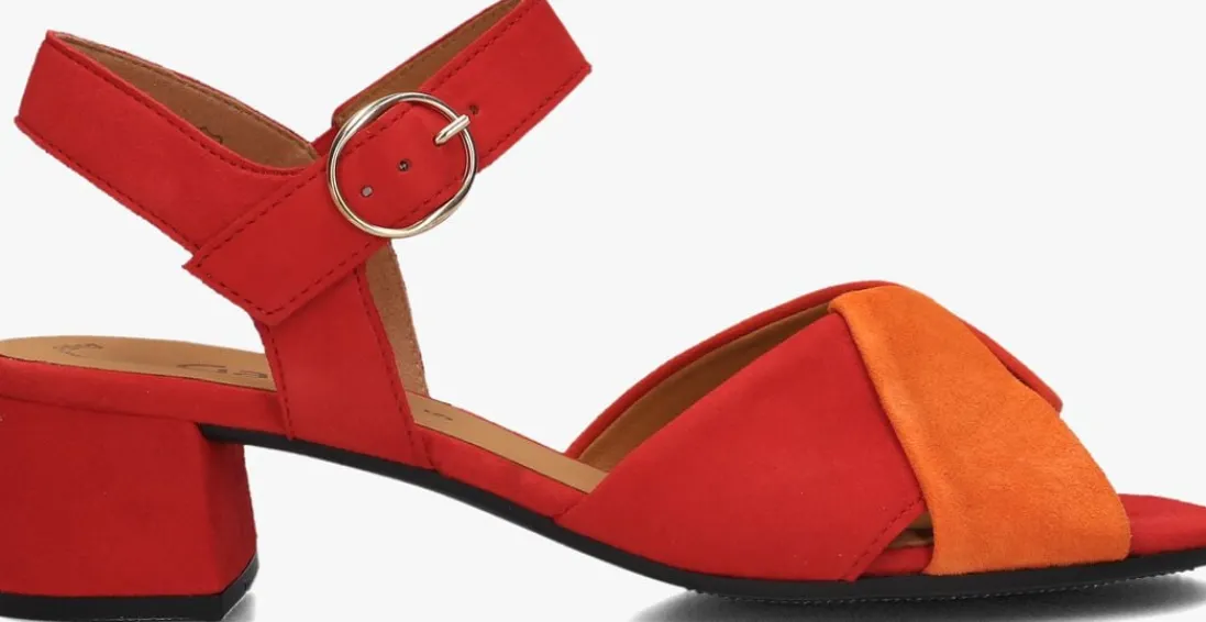 GABOR rode sandalen met hak 772.1 rood Best