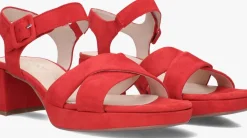GABOR rode sandalen met hak 953 rood Online