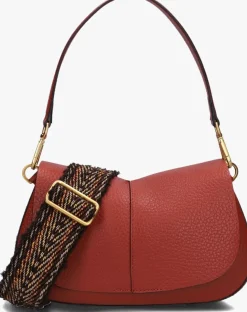 GIANNI CHIARINI rode schoudertas helena round 11088 rood