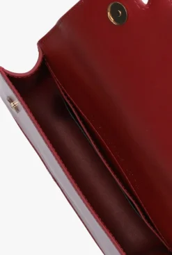 KURT GEIGER LONDON rode handtas bow small shoreditch rood New