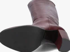 LINA LOCCHI rode hoge laarzen at 161 rood Discount