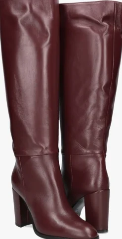 LINA LOCCHI rode hoge laarzen at 161 rood Discount