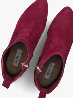 NOTRE-V rode enkellaarsjes 8543 rood Discount