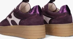 NOTRE-V rode lage sneakers anemone-63 paars New