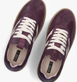 NOTRE-V rode lage sneakers anemone-63 paars New