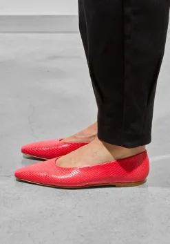 ODARE rode ballerina's girona met rood Sale