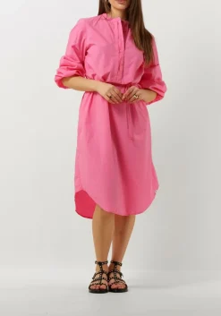 PENN & INK rode midi jurk dress midi rood Online