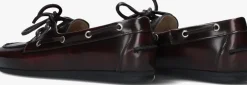 POSA rode mocassins boat loafer brushed rood Discount