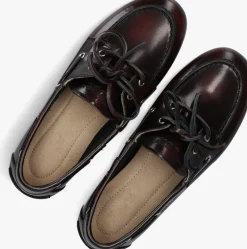 POSA rode mocassins boat loafer brushed rood Discount