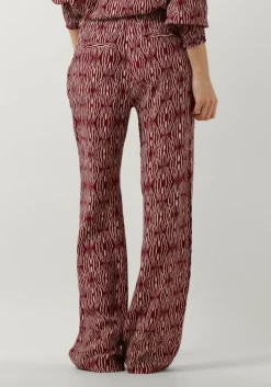 SPOOQ THE LABEL rode wijde broek celia pants rood Clearance