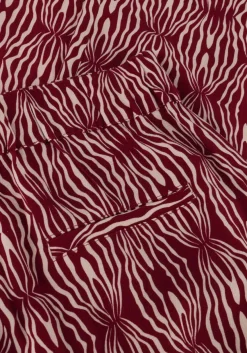 SPOOQ THE LABEL rode wijde broek celia pants rood Clearance