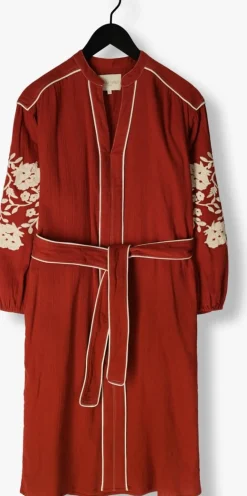 STELLA FOREST rode midi jurk e24ro012 rood