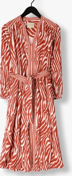 STELLA FOREST rode midi jurk e24ro053 rood Hot