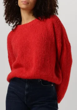 SUMMUM rode trui sweater alpaca blend knit rood Hot