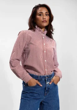 VANESSA BRUNO rode blouses sidney chemise ml rood Outlet