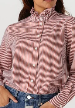 VANESSA BRUNO rode blouses sidney chemise ml rood Outlet