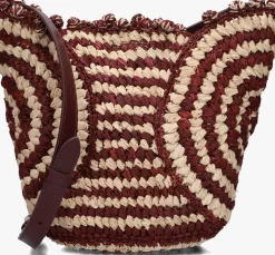 VANESSA BRUNO rode handtas panier pm rood Online