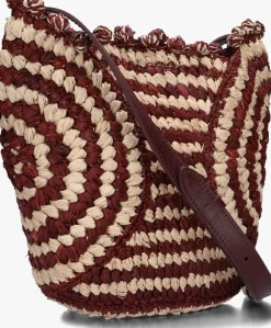 VANESSA BRUNO rode handtas panier pm rood Online