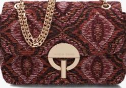 VANESSA BRUNO rode schoudertas moon moyen rood Best