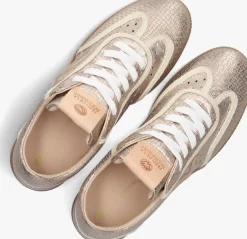 FRED DE LA BRETONIERE roségouden lage sneakers pearl raffi rosegoud Outlet