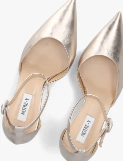 NOTRE-V roségouden pumps 7225 rosegoud