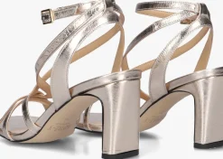 NOTRE-V roségouden sandalen met hak 42527 rosegoud Sale