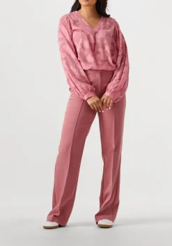AAIKO flared broek chantalle r pes 345 roze Outlet