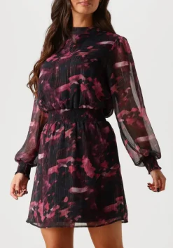 AAIKO mini jurk gabry winter bloom roze