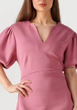 AAIKO mini jurk kyra vis 436 roze New