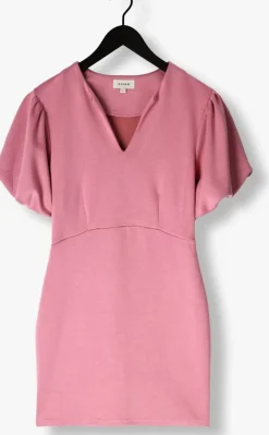 AAIKO mini jurk kyra vis 436 roze New
