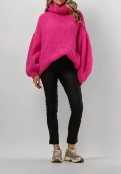AMERICAN DREAMS coltrui pepper roll neck alpaca pullover roze