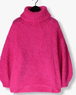 AMERICAN DREAMS coltrui pepper roll neck alpaca pullover roze