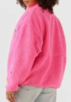 AMERICAN VINTAGE faux fur jas hoktown woman roze