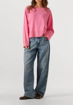 CLOSED trui crew neck wide sleeve roze Sale