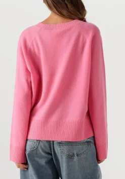 CLOSED trui crew neck wide sleeve roze Sale