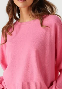 CLOSED trui crew neck wide sleeve roze Sale
