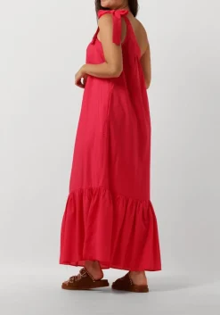 CO'COUTURE maxi jurk callum asym dress roze New