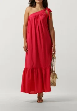 CO'COUTURE maxi jurk callum asym dress roze New